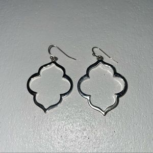 Silver Dangle Earrings Fancy Fun Dangly